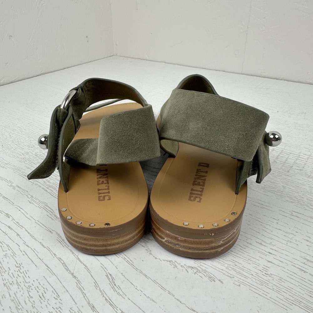 Silent D Olive Risa-To Sandals Women's 38 (US 7/7.5) - Picture 5 of 9